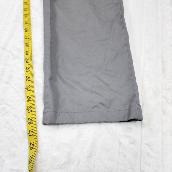 Bonobos Mens Friday Athletic Chino Pants Gray Flat Front Size 35 x 26 - Picture 8 of 10